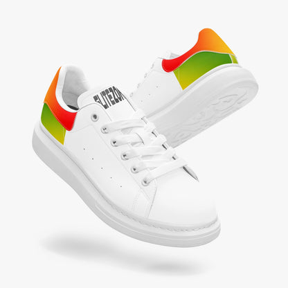 FZ Unisex Rasta Leather Oversized Sneakers