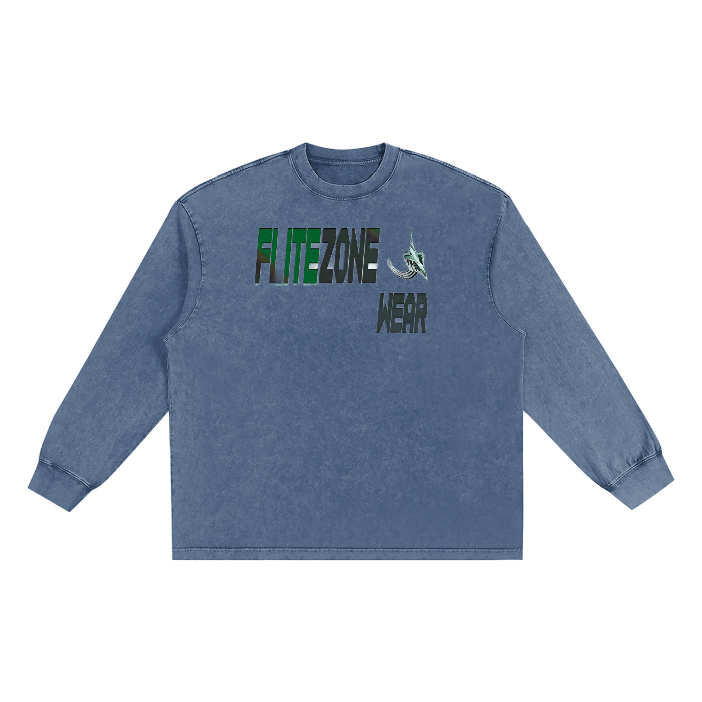 FZ Unisex Snow Washed  Long Sleeve Oversize Tee