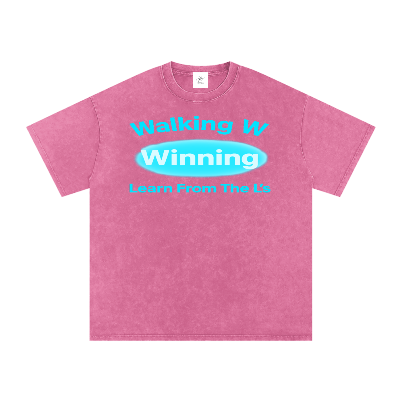 FZ Unisex Acid Wash Winning Oversize Tee