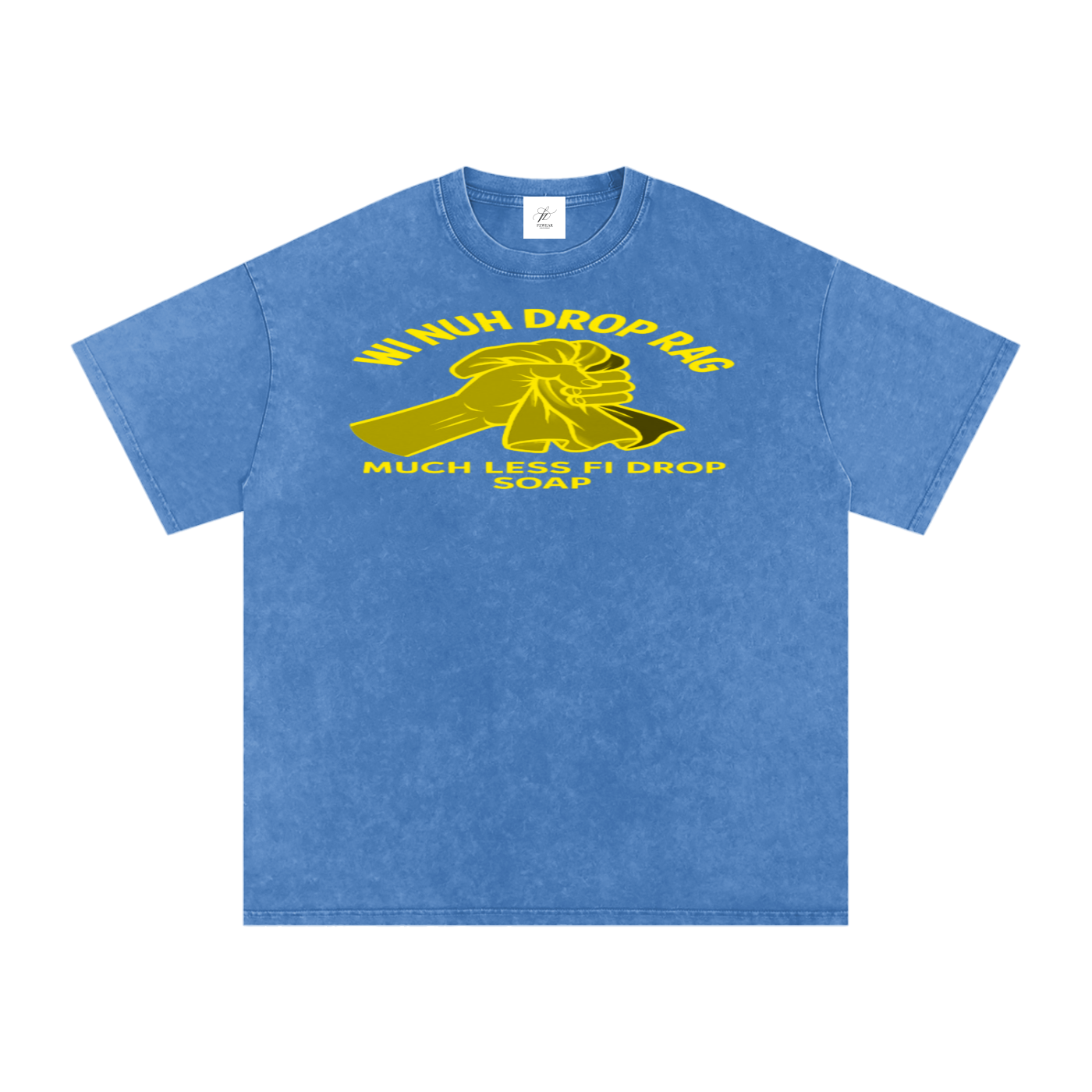 FZ Unisex Acid Wash Rag Oversize Tee