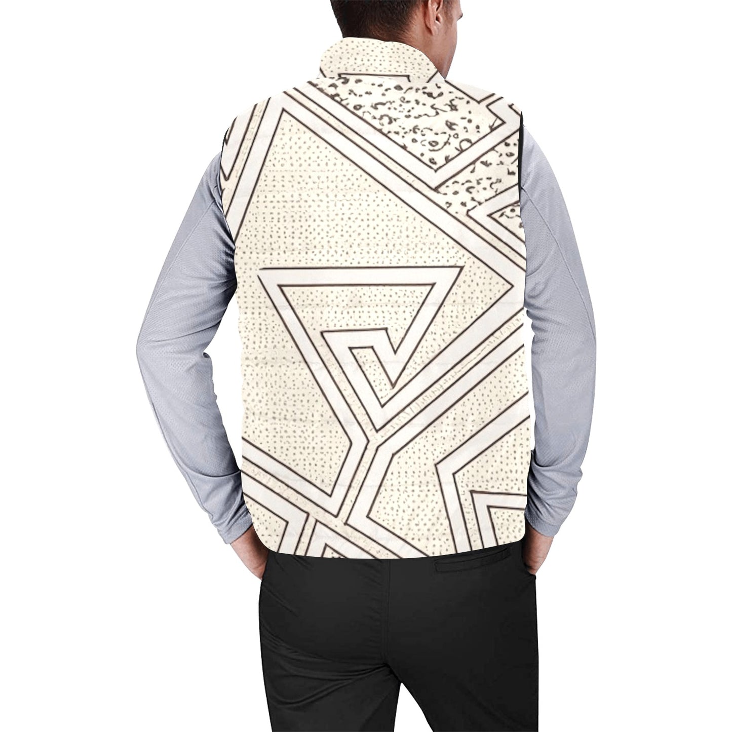 FZ MEN'S AFRICAN PRINT PUFF JACKET - FZwear