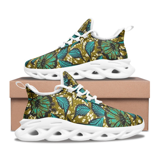 FZ African Print Unisex Bounce Mesh Knit Sneakers Printy6