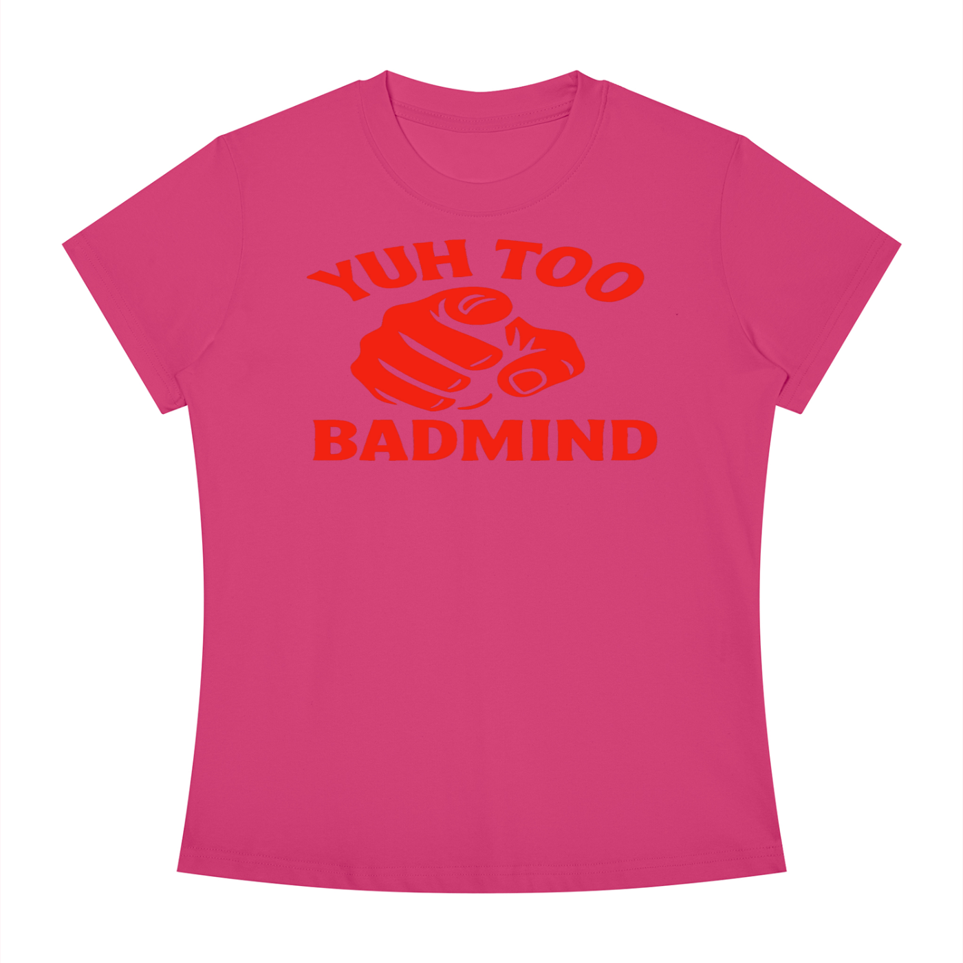 FZ Women's Slim Fit Badmind Crewneck Tee