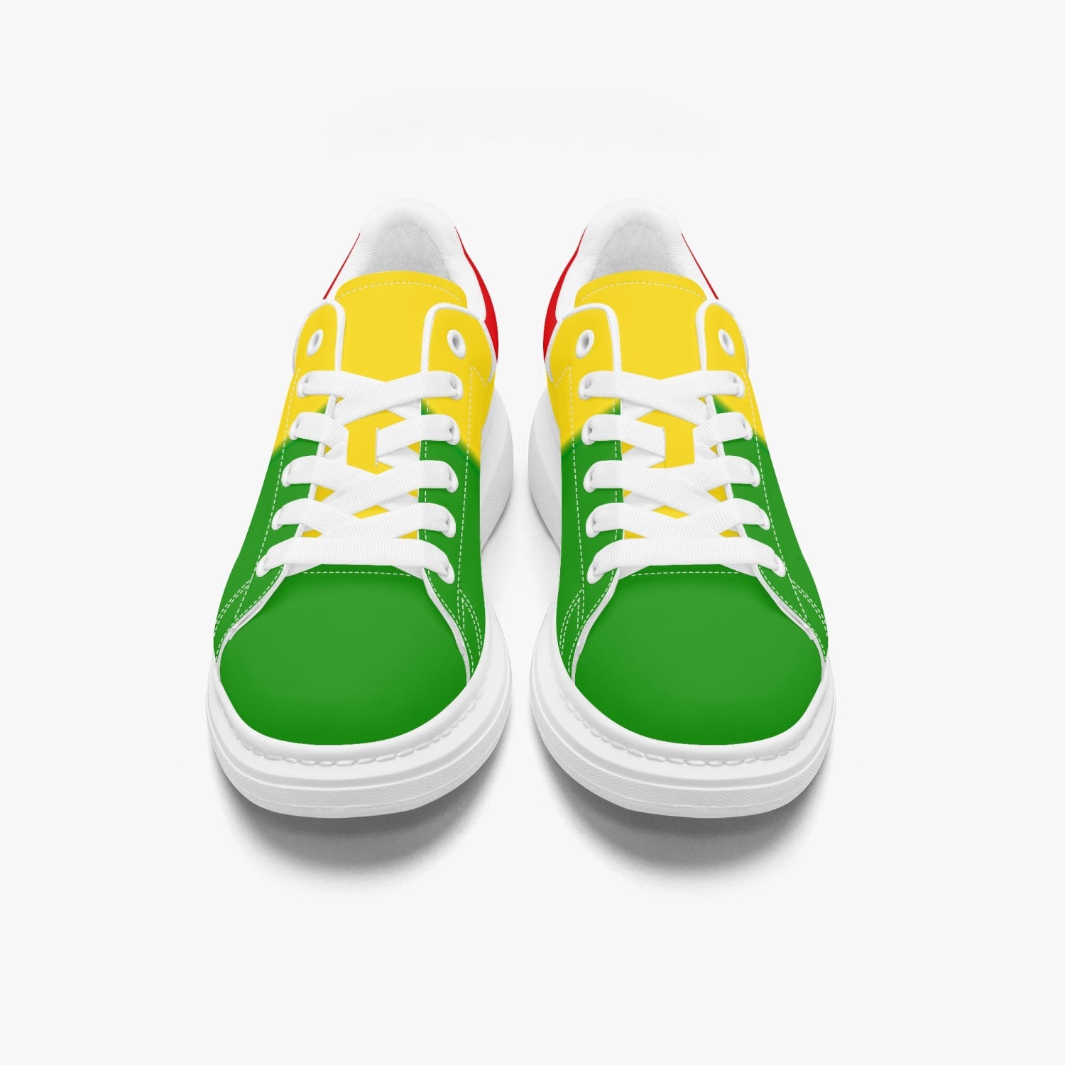 FZ Unisex Rasta Leather Oversized Sneakers - FZwear