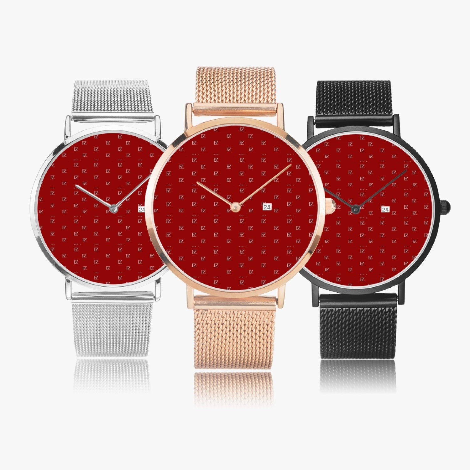 FZ Unisex Fire Stainless Steel Perpetual Calendar Quartz Watch - FZwear