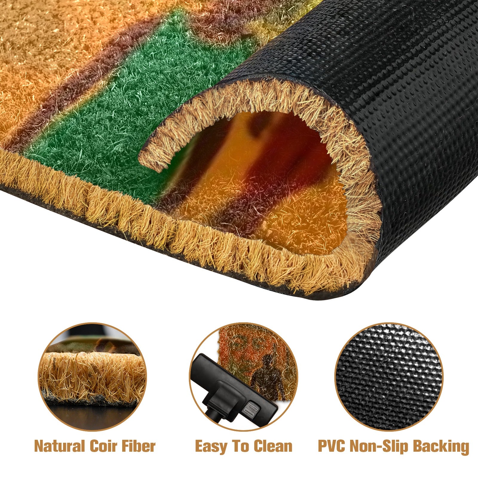 FZ Story Natural Coir Doormat