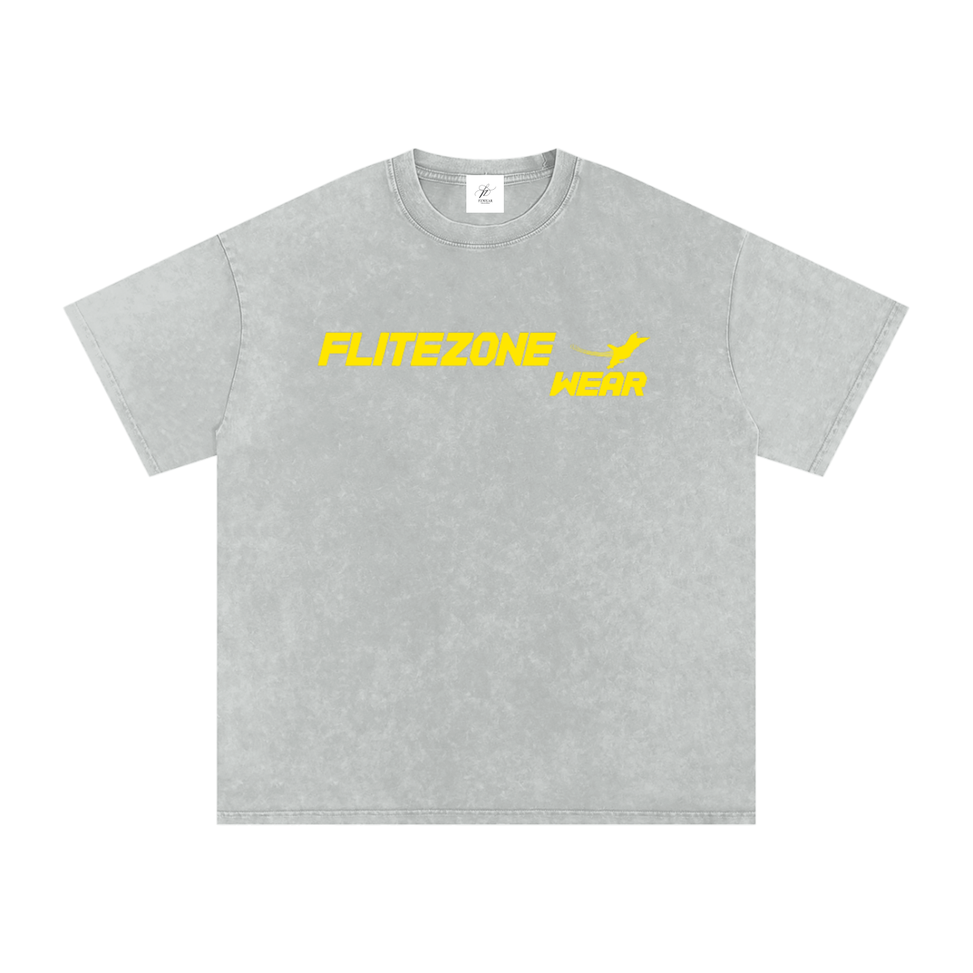 FZ Unisex Snow Washed Oversized Cotton Tee