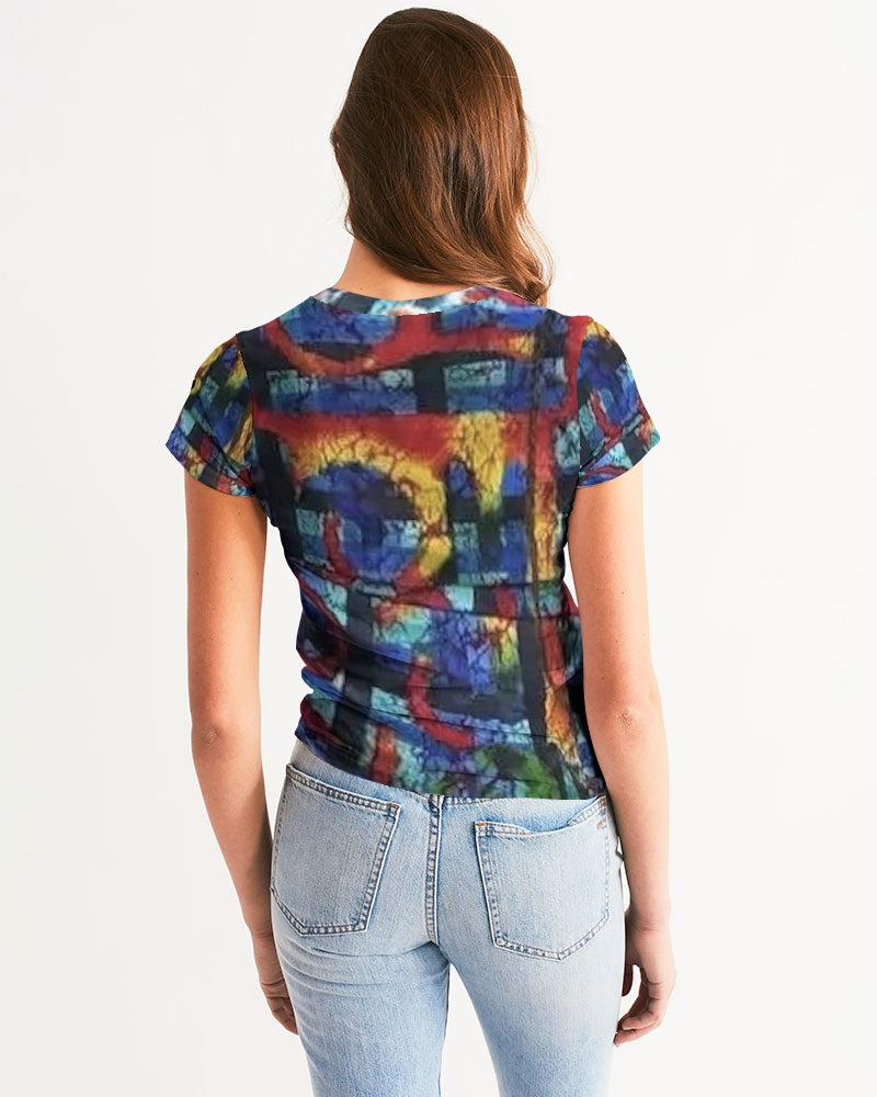 FZ AFRICAN ABSTRACT PRINT Women's Tee