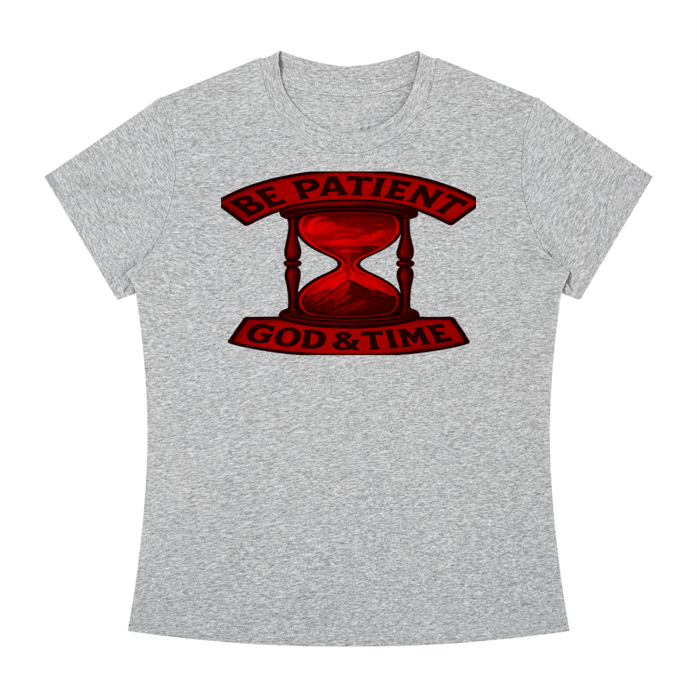 FZ Women's Slim Fit God & Time Crewneck Tee