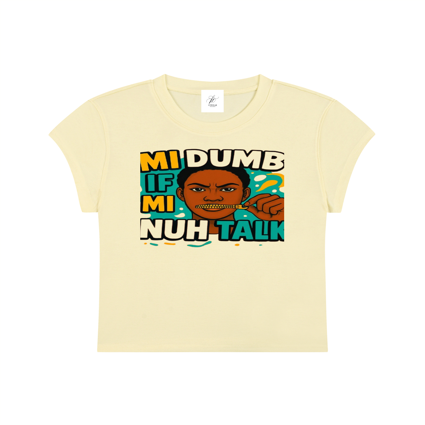 FZ Women's Slim-Fit Cropped Tee