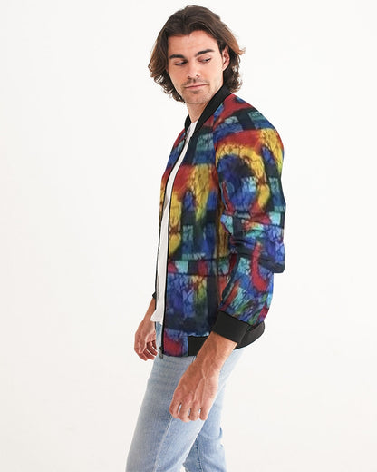 FZ AFRICAN ABSTRACT PRINT Men's Bomber Jacket