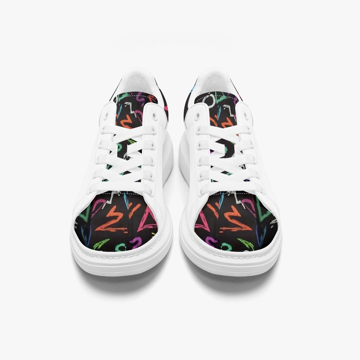 FZ Unisex. Leather Oversized Sneakers JetPrint