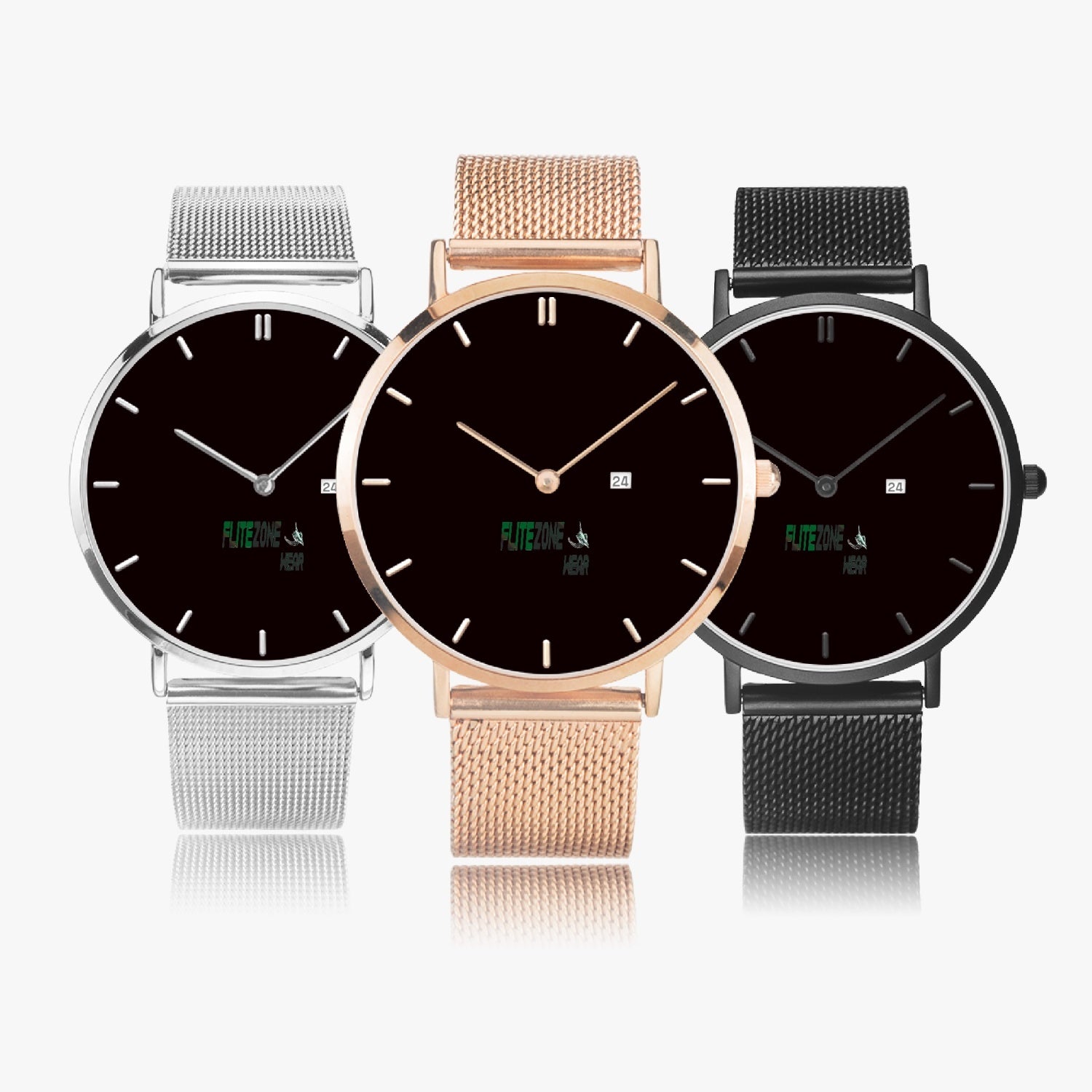 FZ Unisex Stainless Steel Perpetual Calendar Quartz Watch (With Indicators) - FZwear