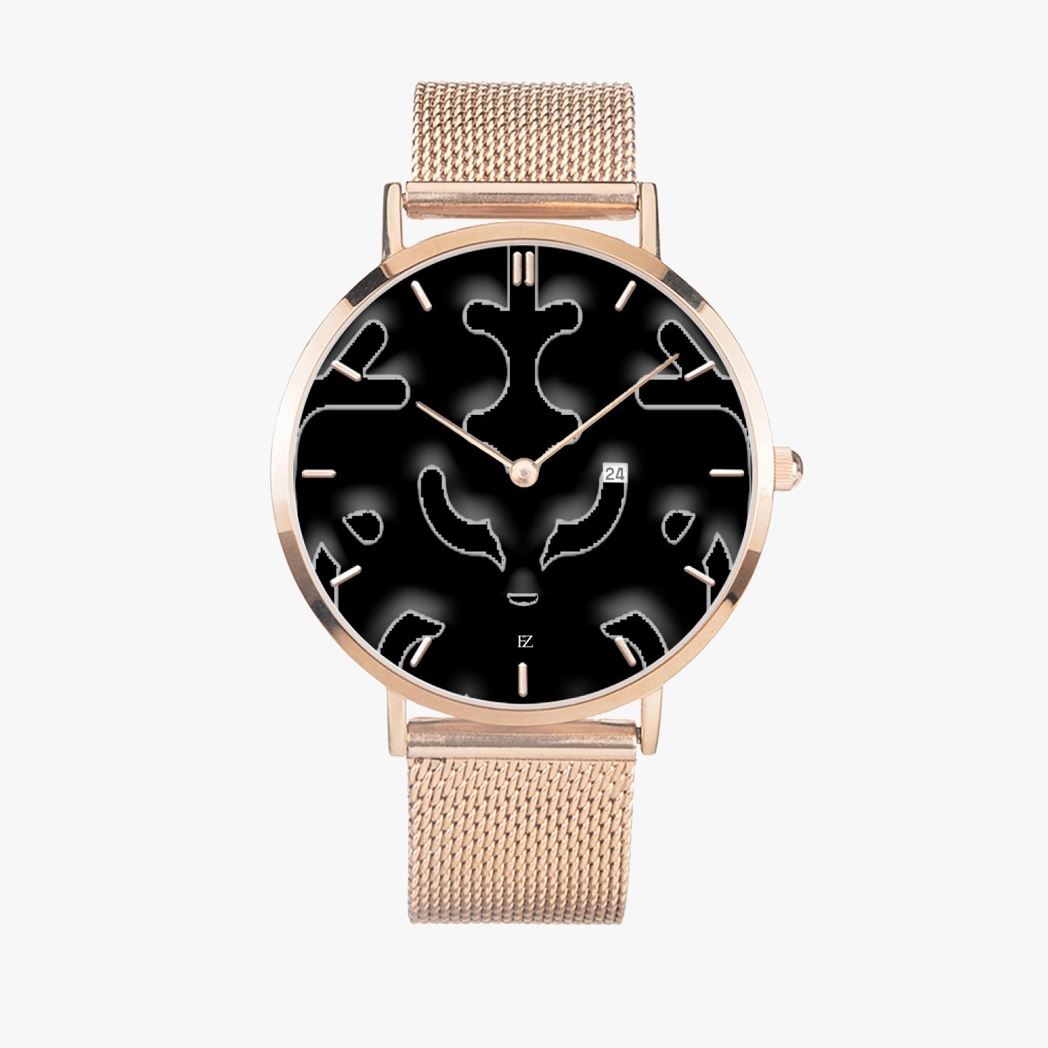 FZ Unisex Stainless Steel Perpetual Calendar Quartz Watch - Indicator - FZwear