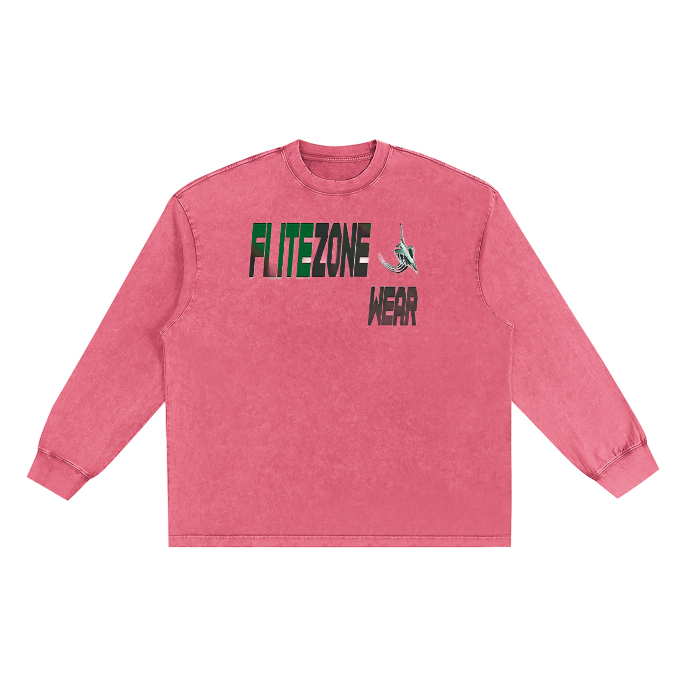 FZ Unisex Snow Washed  Long Sleeve Oversize Tee