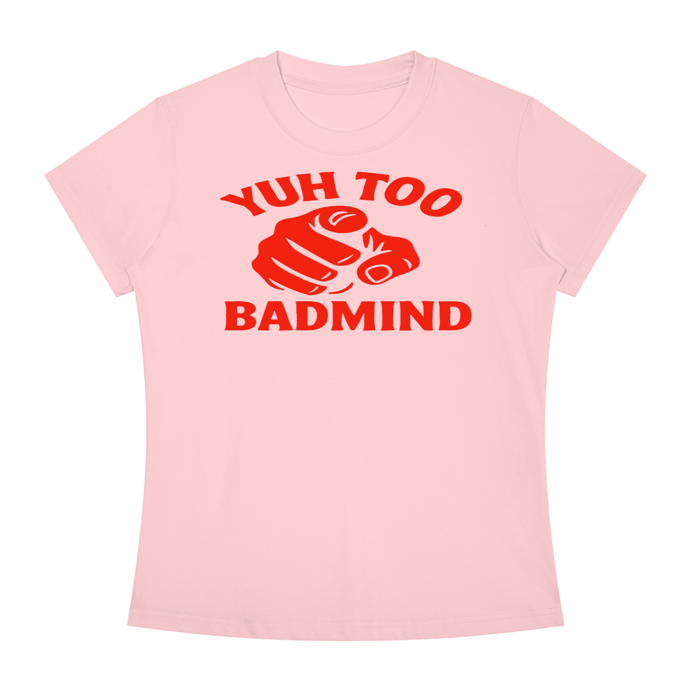 FZ Women's Slim Fit Badmind Crewneck Tee
