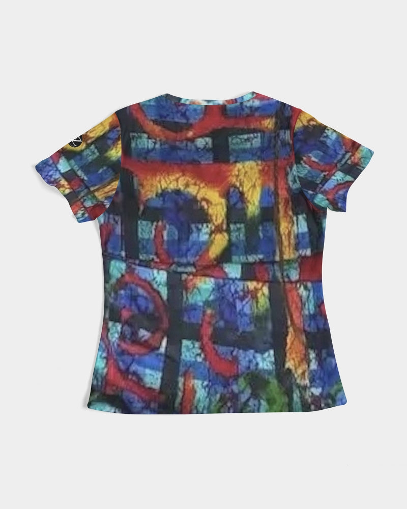 FZ AFRICAN ABSTRACT PRINT Women's Tee