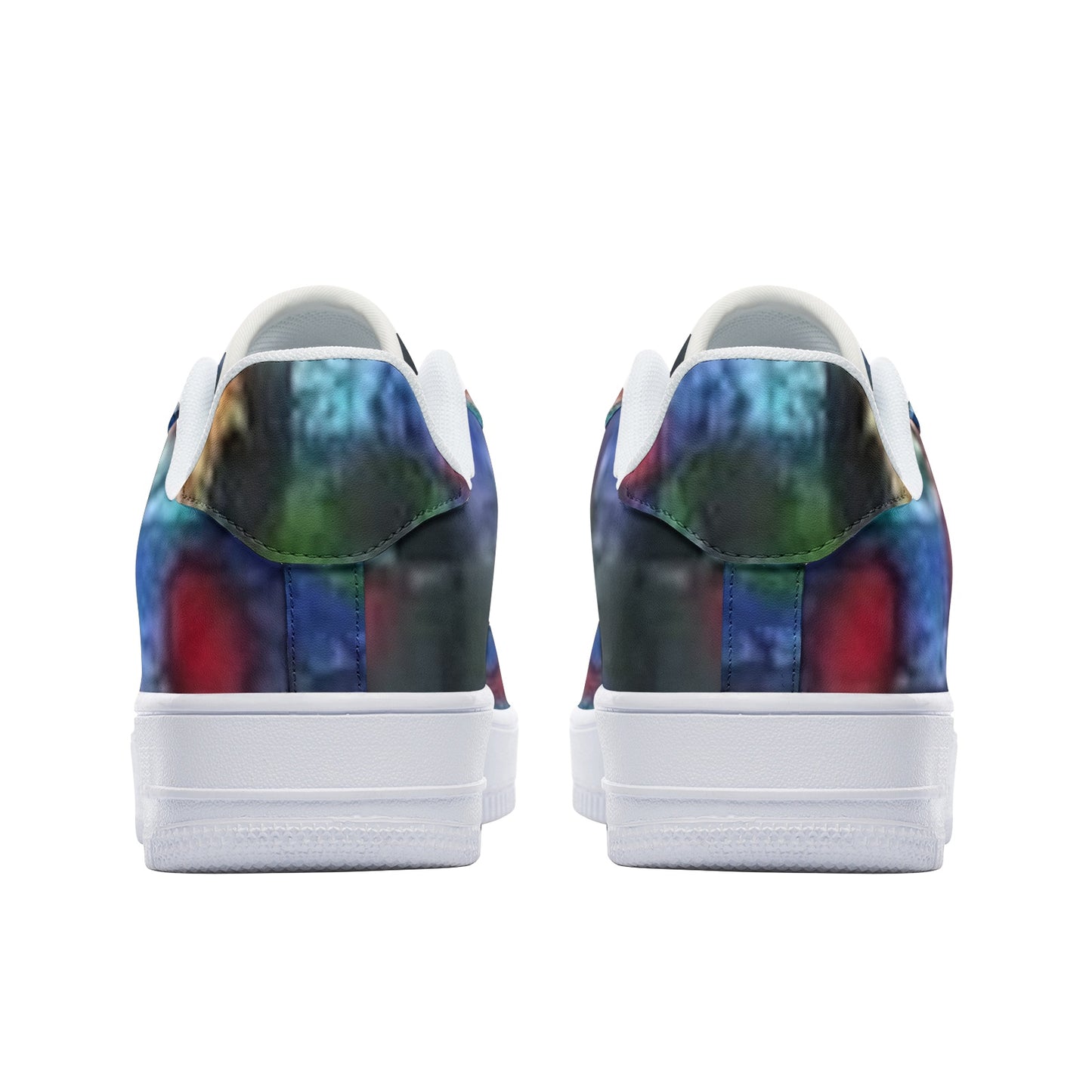 FZ African Print Unisex Low Top Leather Sneakers