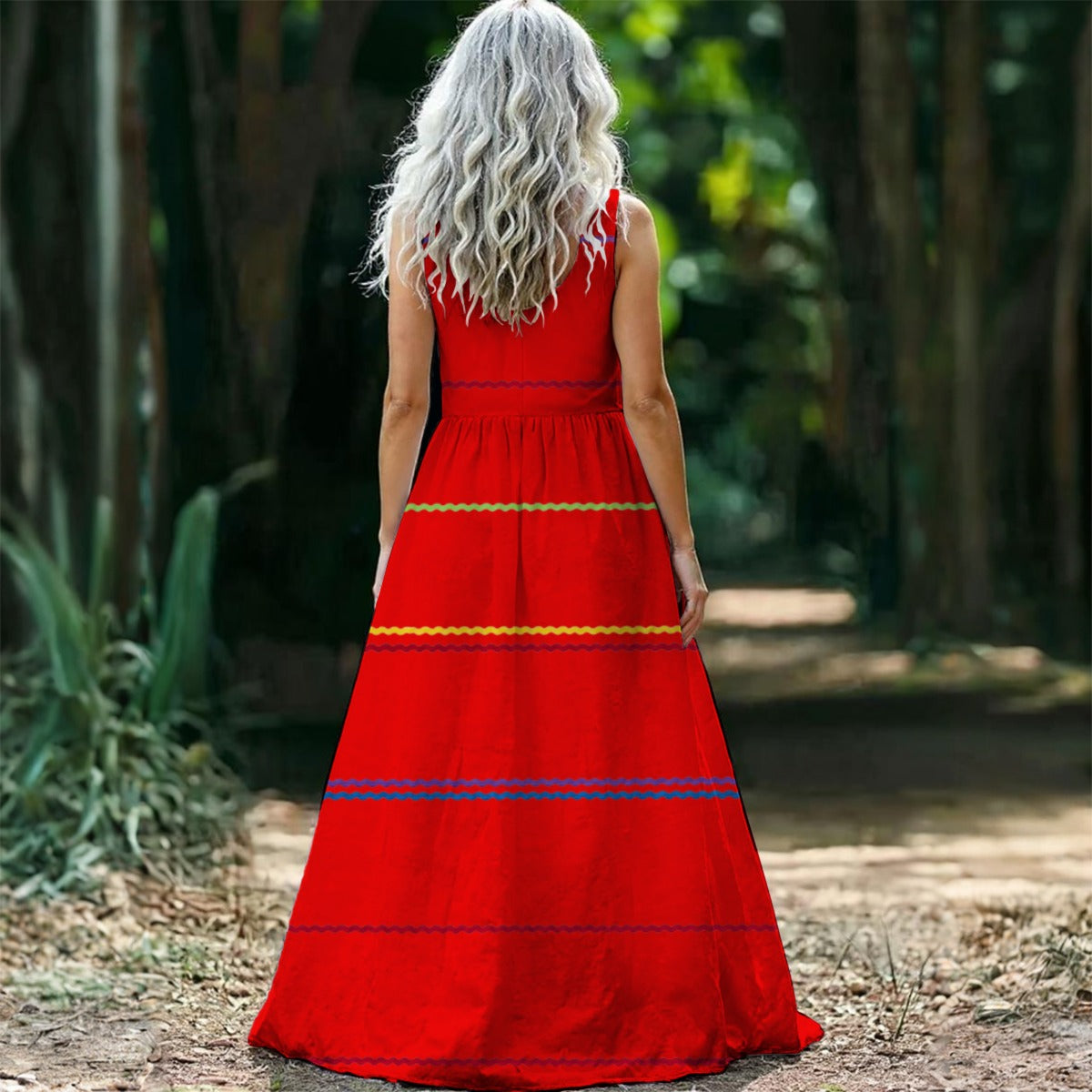 FZ Women’s Regular and Plus Size Sleeveless Maxi Dress