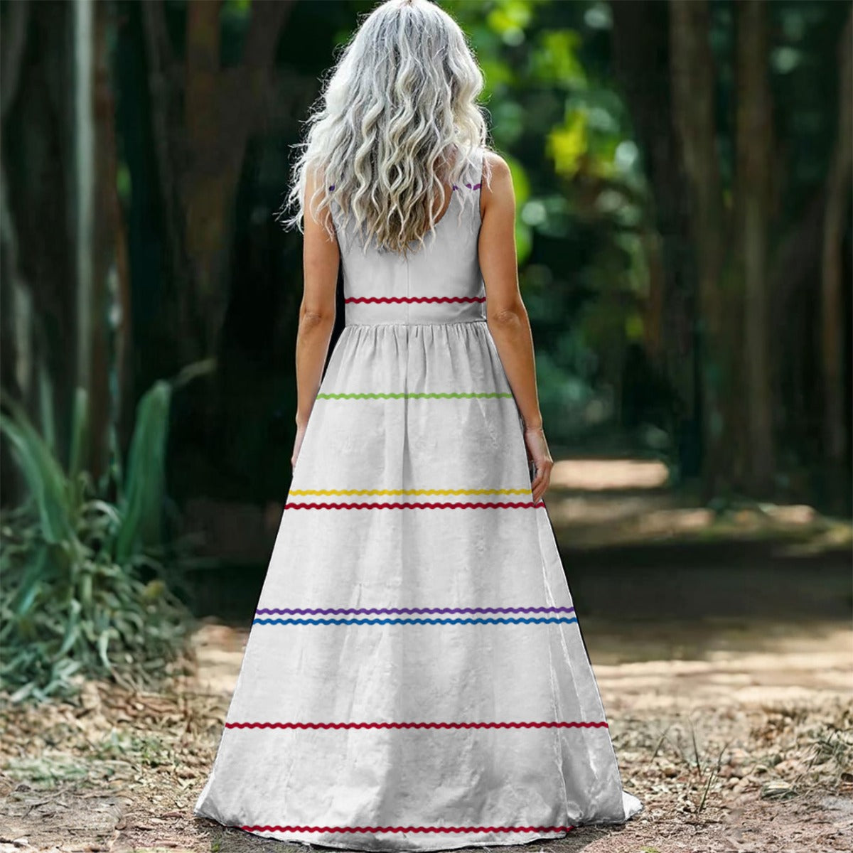 FZ Women’s Regular and Plus Size Sleeveless Maxi Dress