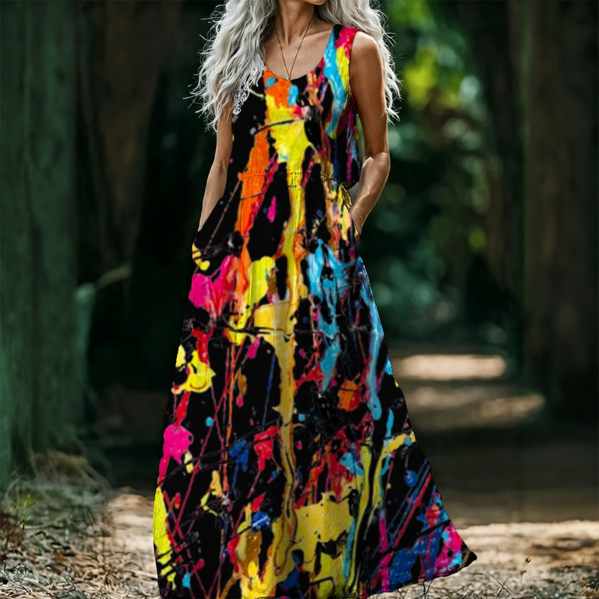 FZ Women’s Sleeveless Maxi Dress