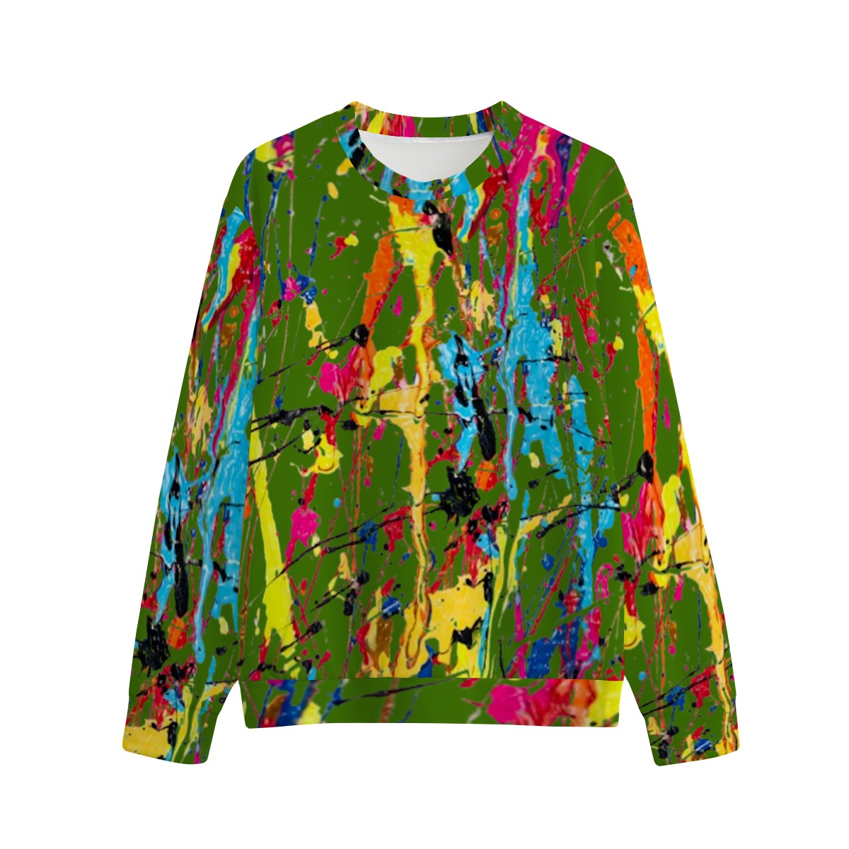 FZ Unisex O-neck Painted Sweatshirt