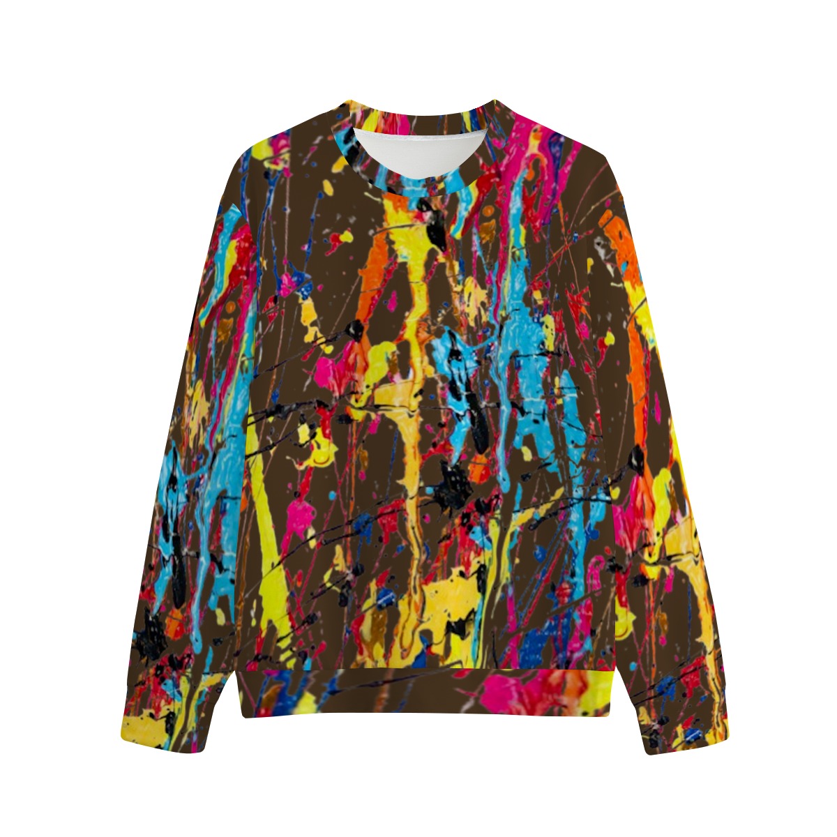 FZUnisex O-neck Painted Sweatshirt