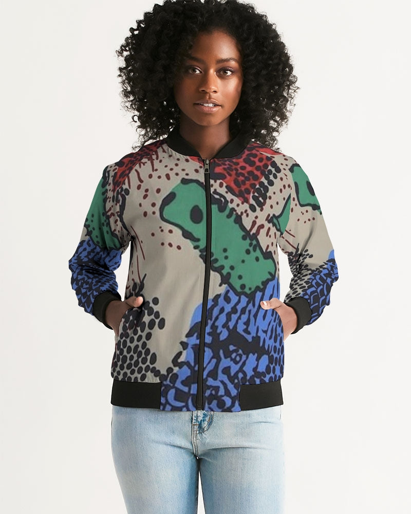 FZ SAFARI PRINT Women's Bomber Jacket - FZwear