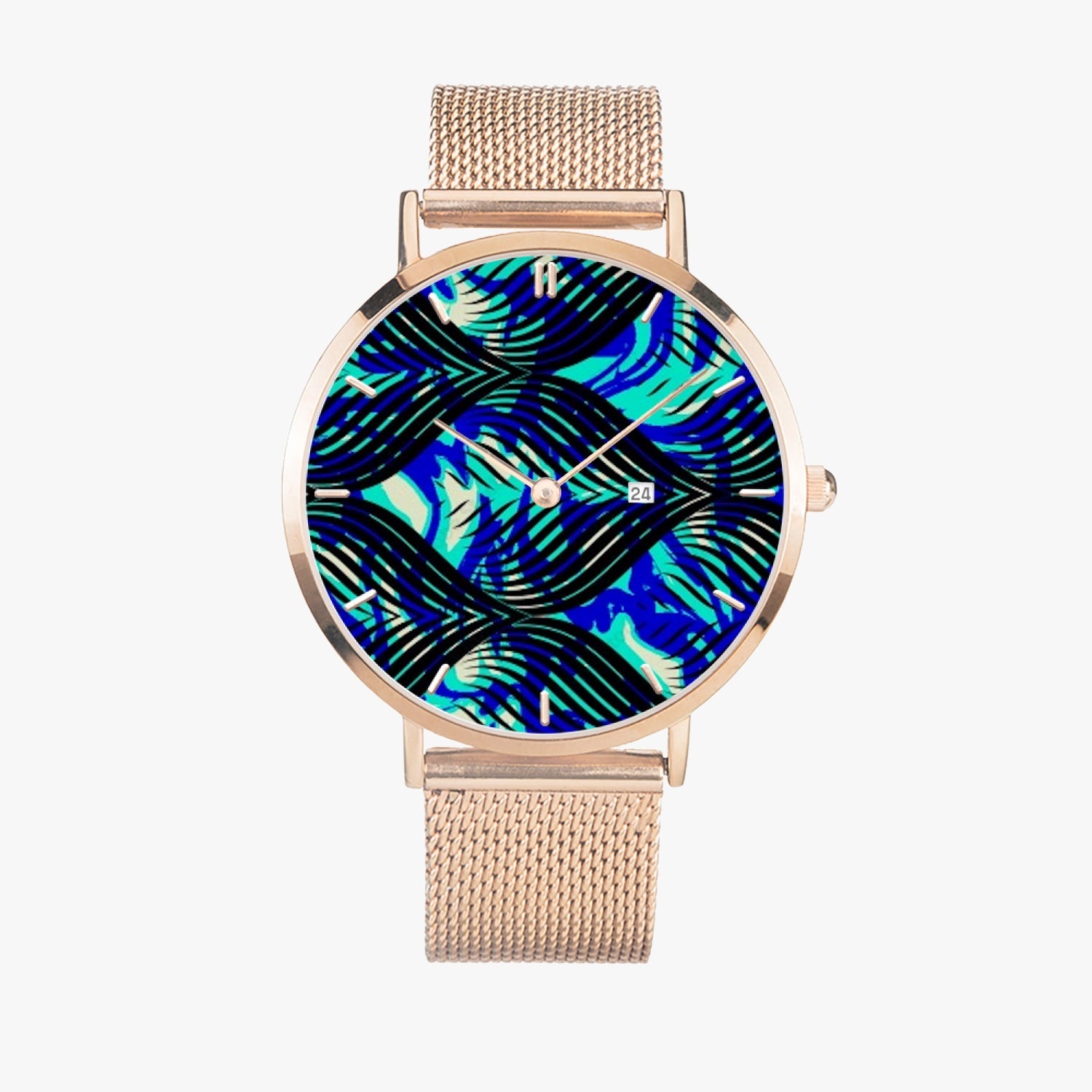 FZ Unisex Stainless Steel Perpetual Calendar Quartz Watch (With Indicators) - FZwear