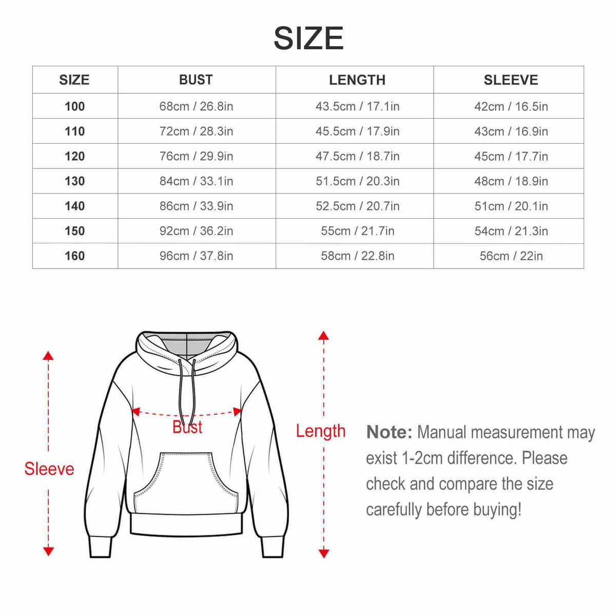 Custom Unsex Kid's Long Sleeve Hoodies&Pants Set