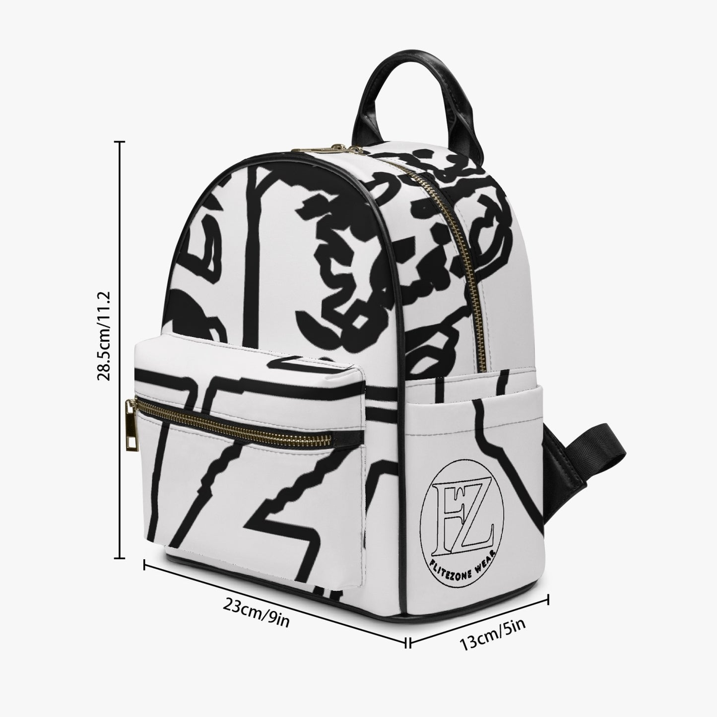 FZ Printed PU Backpack - FZwear