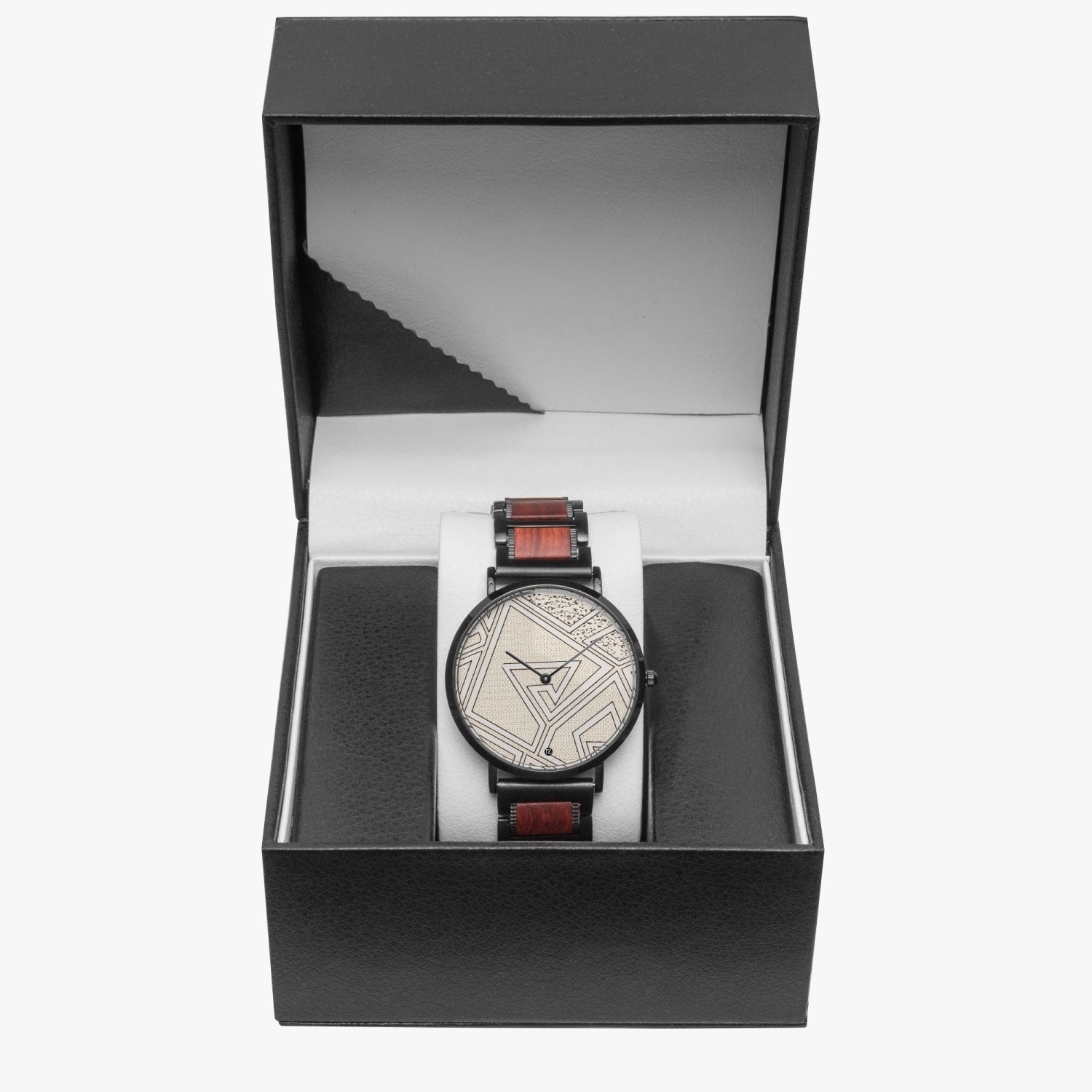 FZ African Print wooden Strap Quartz Watch - FZwear