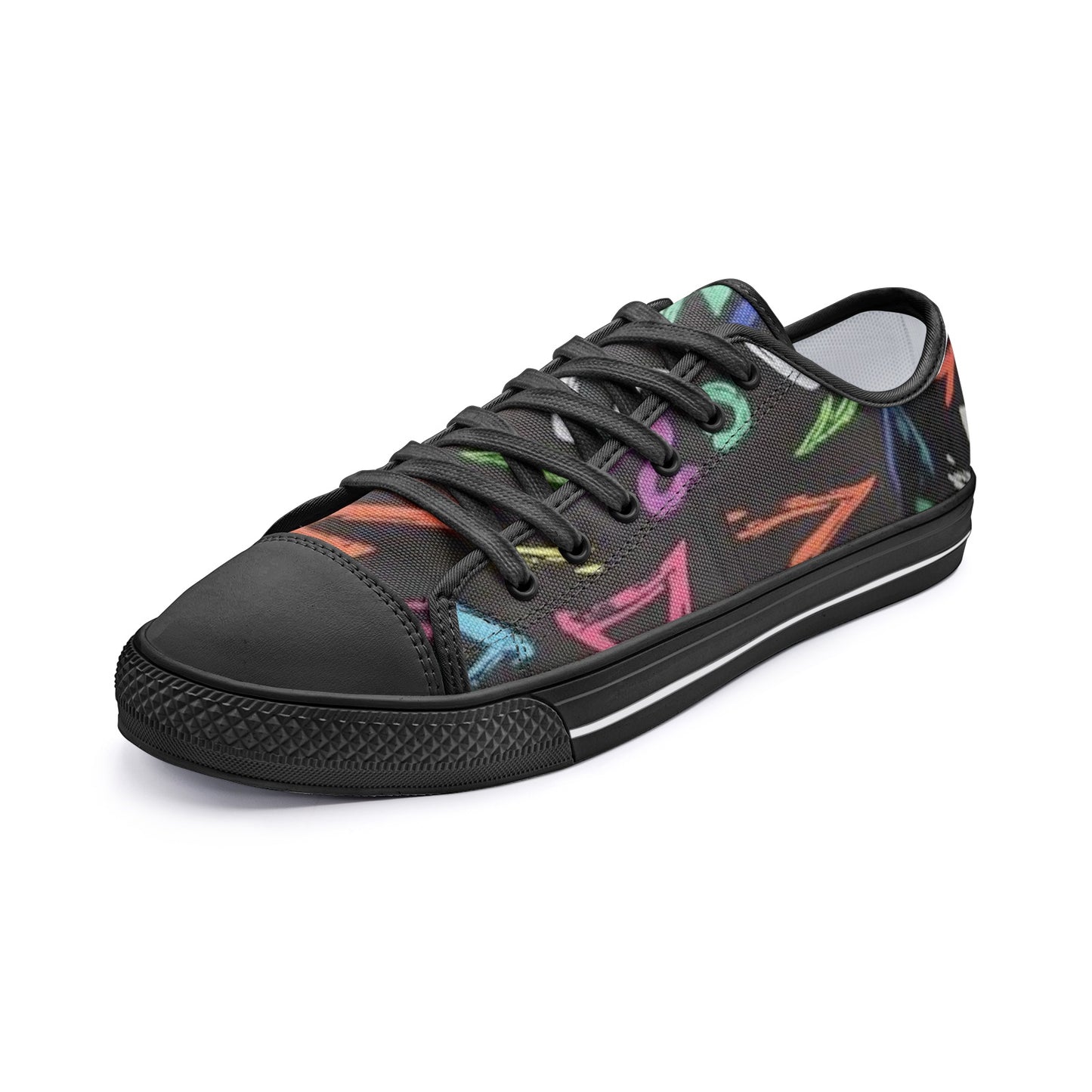 FZ African Print Unisex Low Top Canvas Shoes