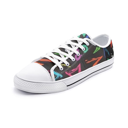 FZ African Print Unisex Low Top Canvas Shoes - FZwear