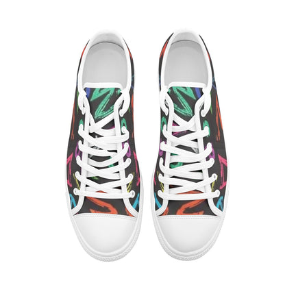 FZ African Print Unisex Low Top Canvas Shoes - FZwear