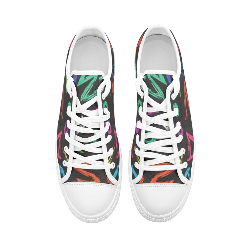 FZ African Print Unisex Low Top Canvas Shoes - FZwear