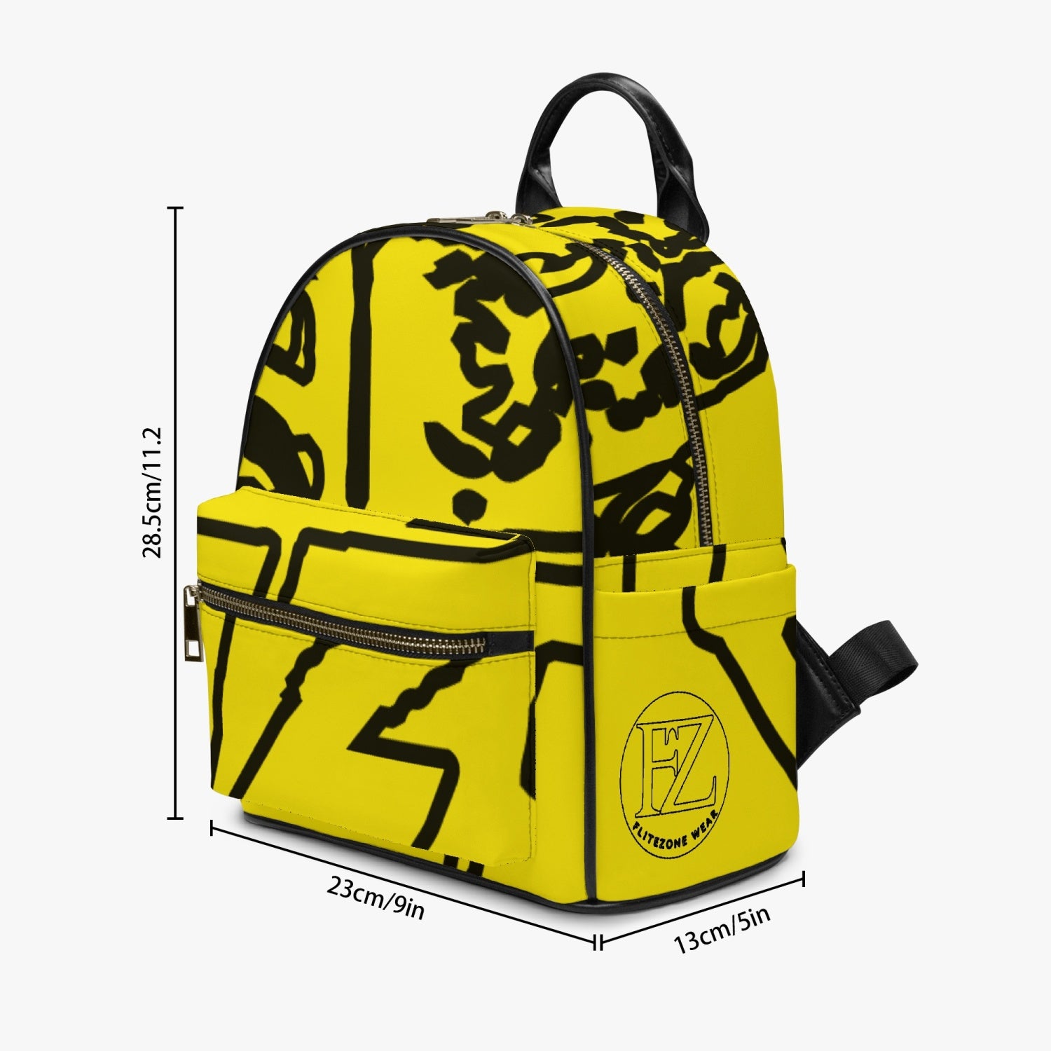 FZ Printed PU Backpack - FZwear