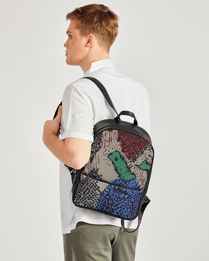 FZ SAFARI PRINT Classic Faux Leather Backpack - FZwear