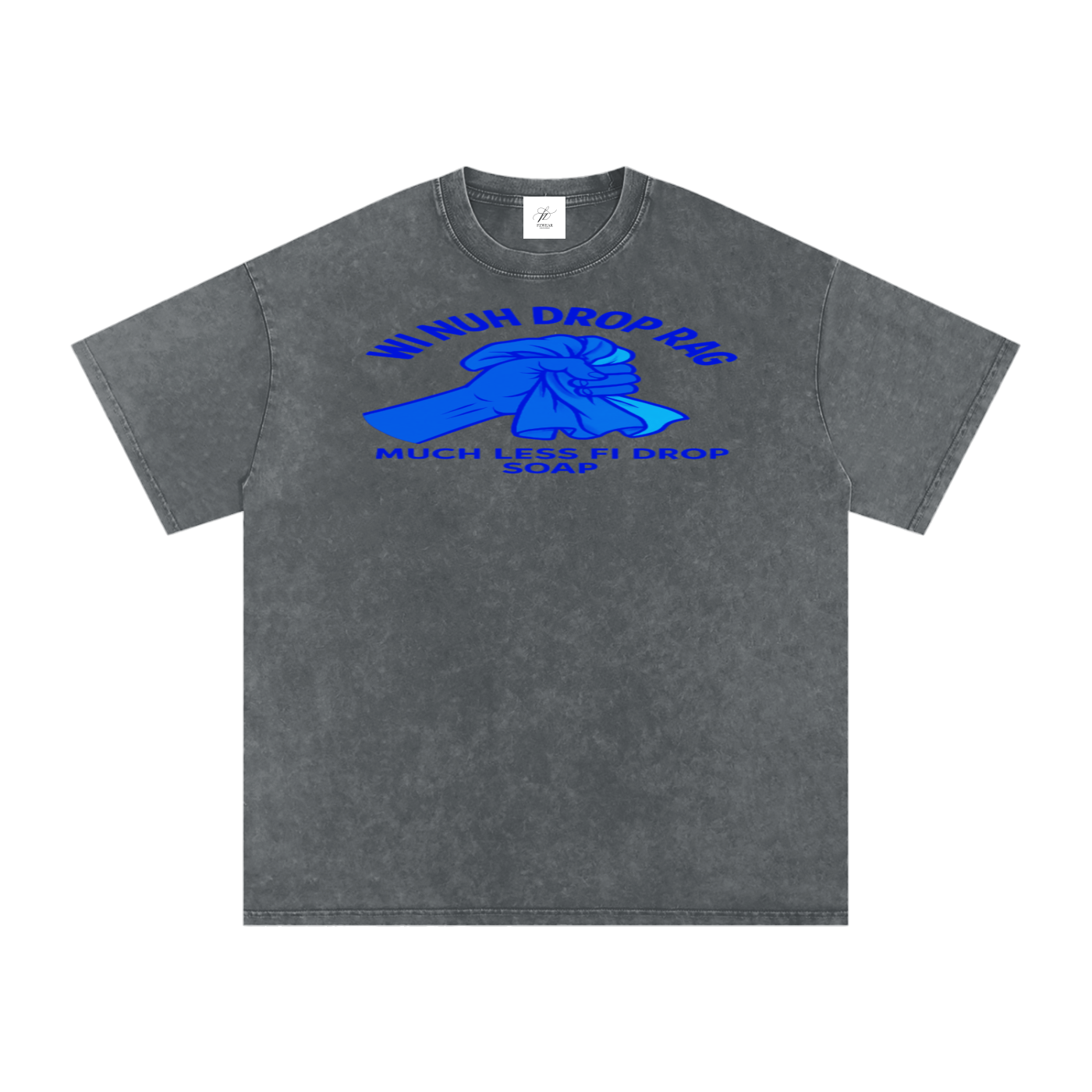 FZ Unisex Acid Wash Rag Oversize Tee