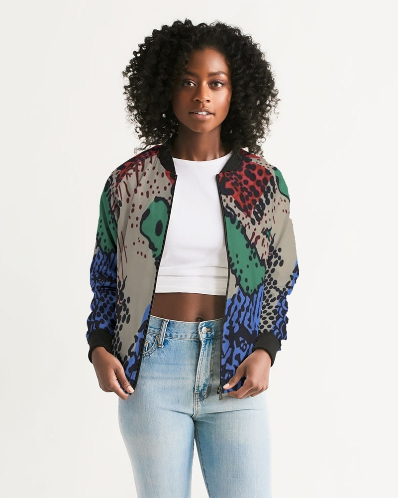 FZ SAFARI PRINT Women's Bomber Jacket - FZwear