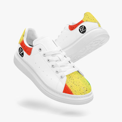 FZ Unisex Rasta Yaad Leather Oversized Sneakers - FZwear