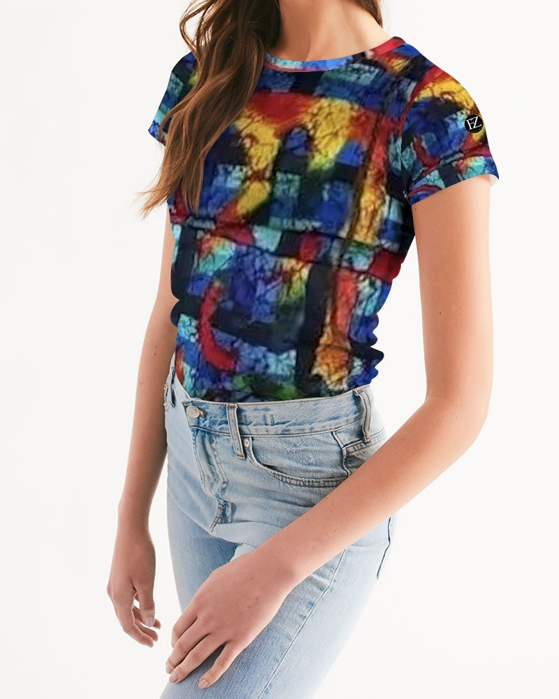 FZ AFRICAN ABSTRACT PRINT Women's Tee - FZwear