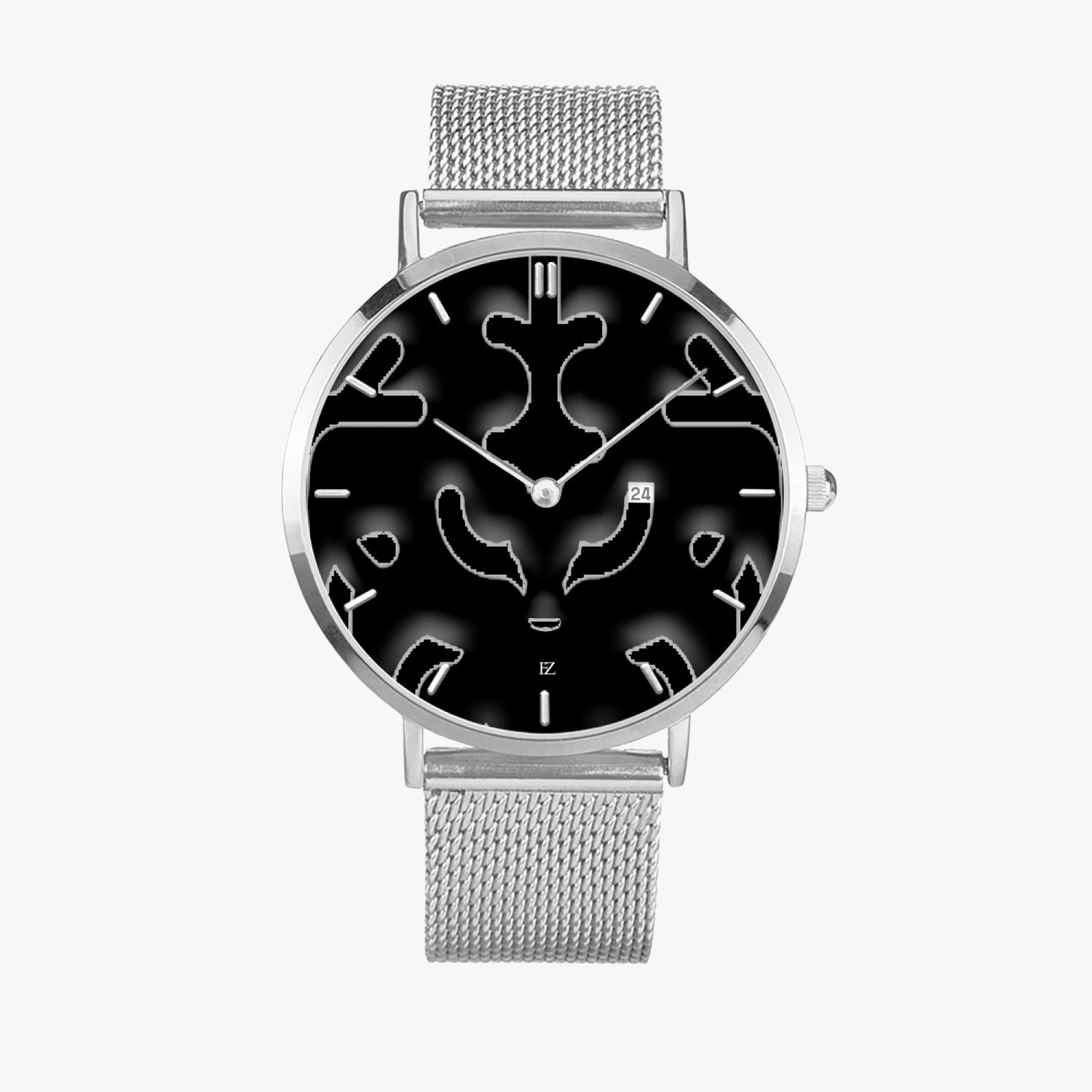 FZ Unisex Stainless Steel Perpetual Calendar Quartz Watch - Indicator - FZwear