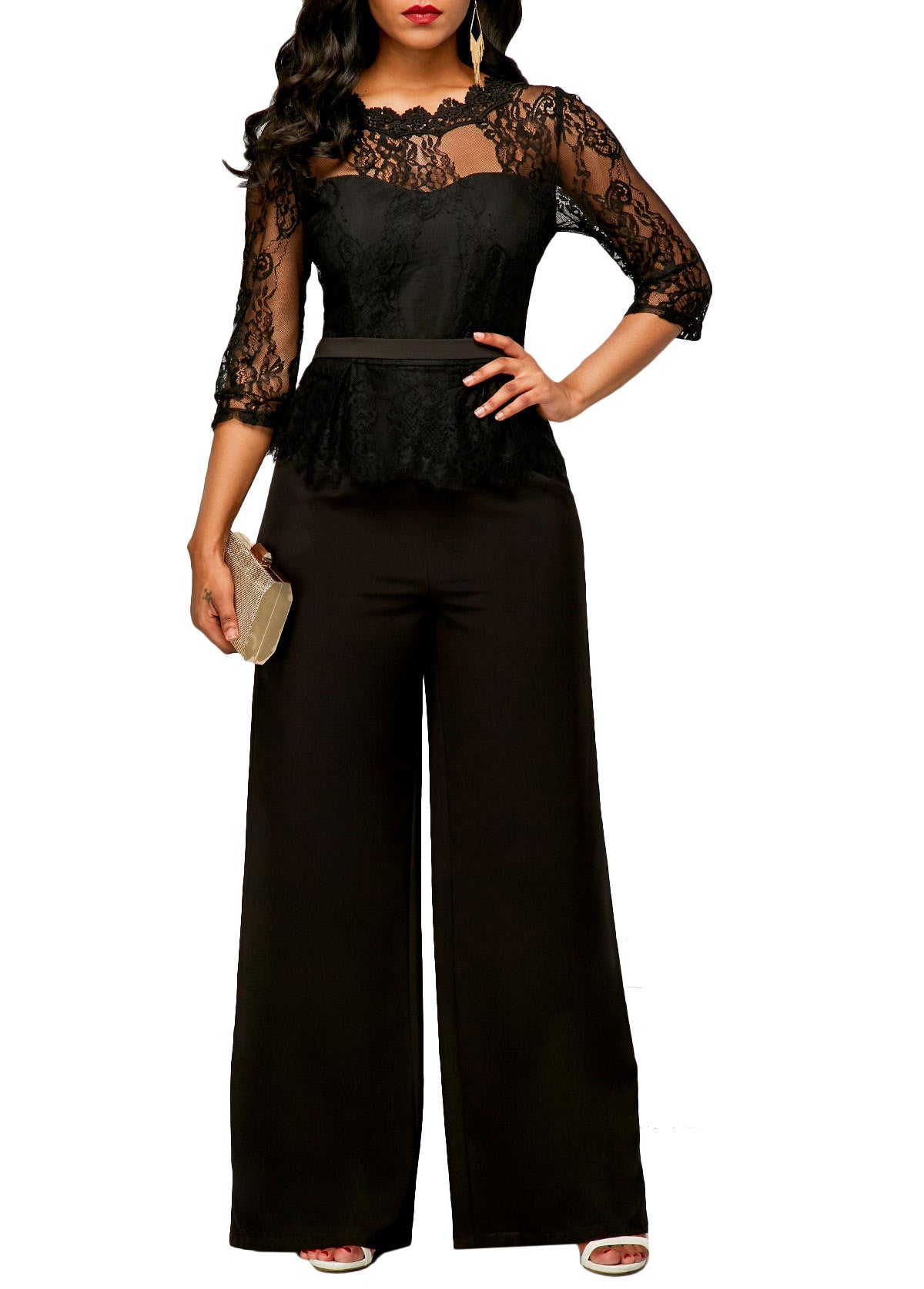 FZ Women's Sexy Lace Jumpsuit - FZwear