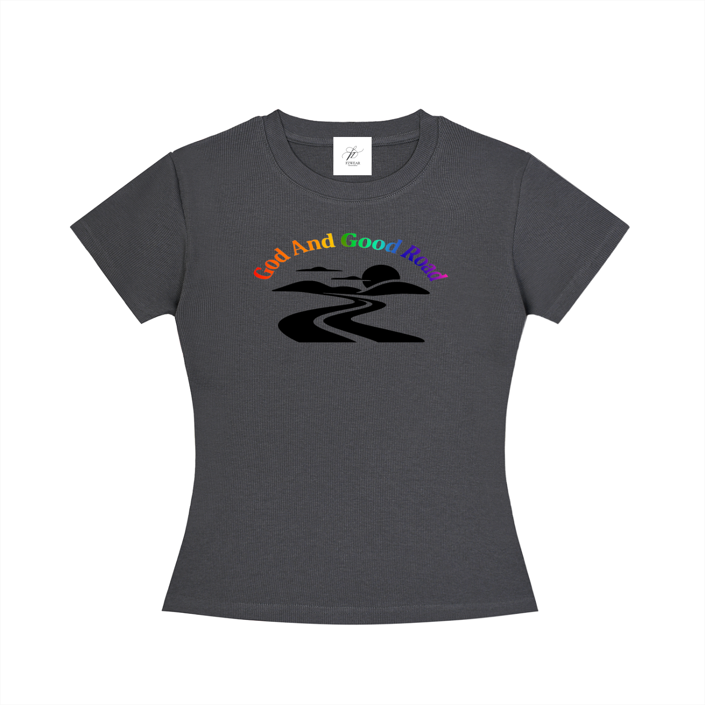 FZ Women's Slim Fit Good Road Crewneck Tee