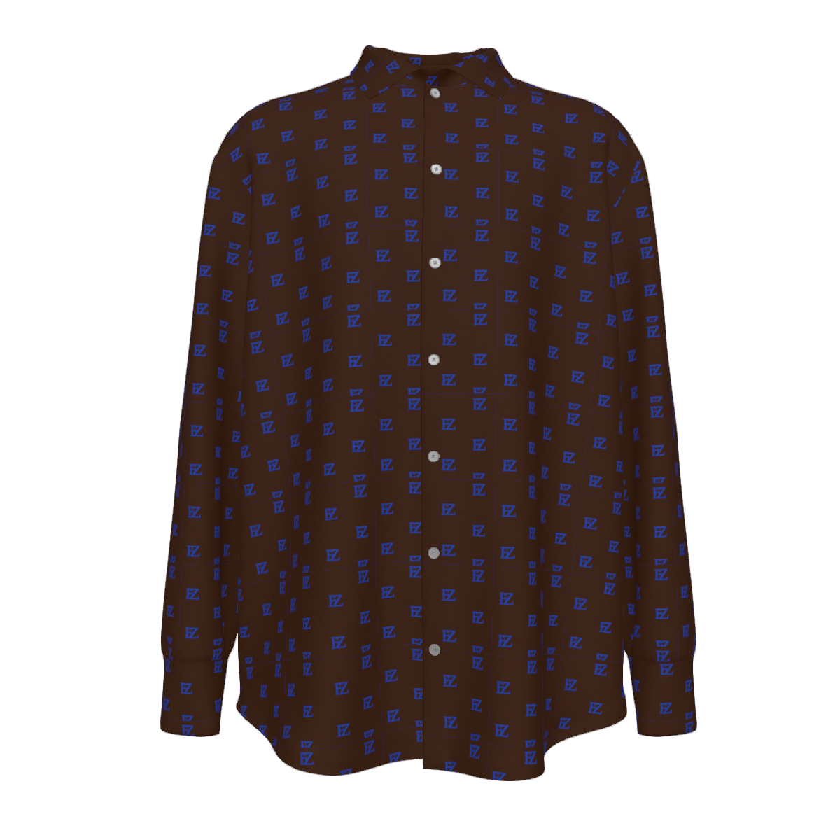 Custom Men's Long Sleeve Shirt with cuffs collar