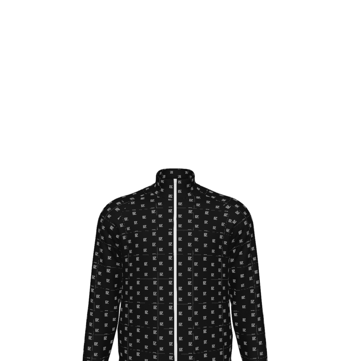Custom Men's Stand-Up Collar Zipper Long Sleeve Hoodies Pants Sets