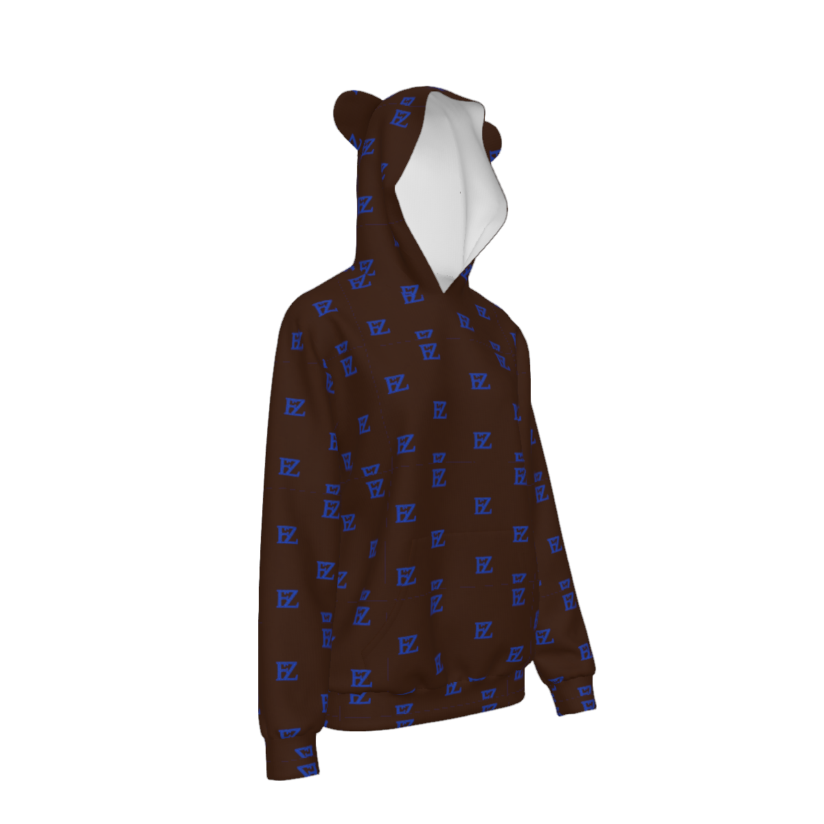 Custom Women's Adult cat ear hooded sweatshirt