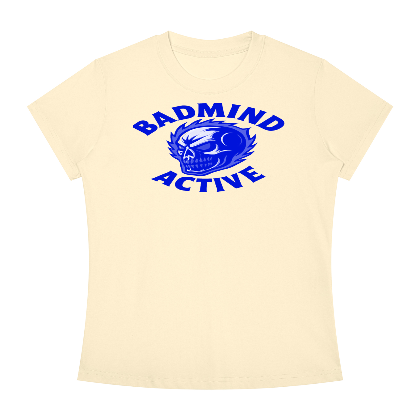 FZ Women's Slim Fit Badmind Crewneck Tee