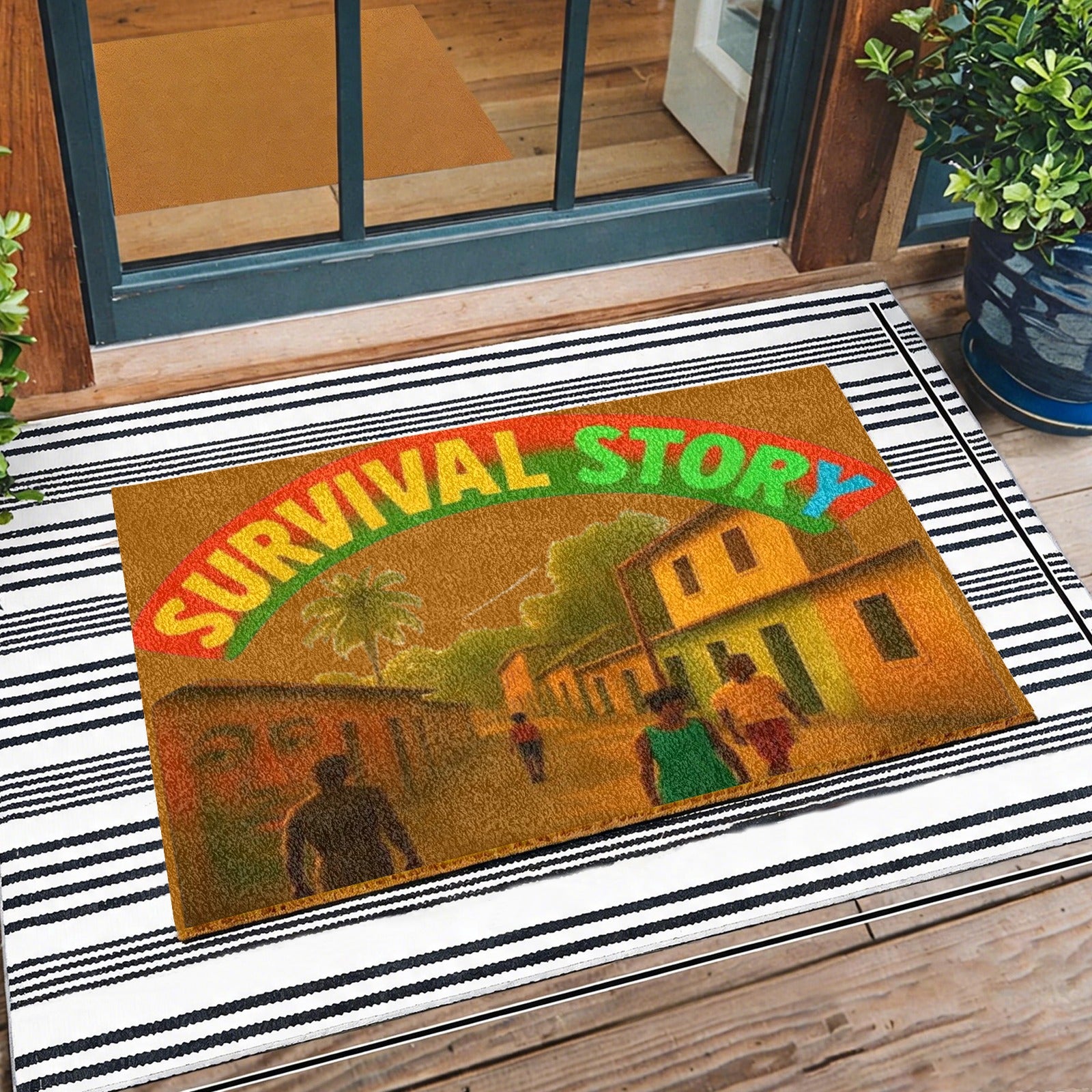 FZ Story Natural Coir Doormat